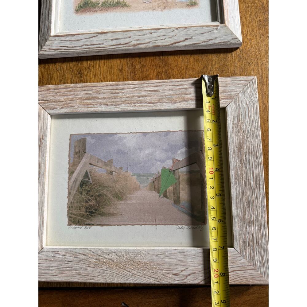 Set of 2 Coastal Beach Framed Prints Barbara Fleri Judy Mandolf - Picture 9 of 9